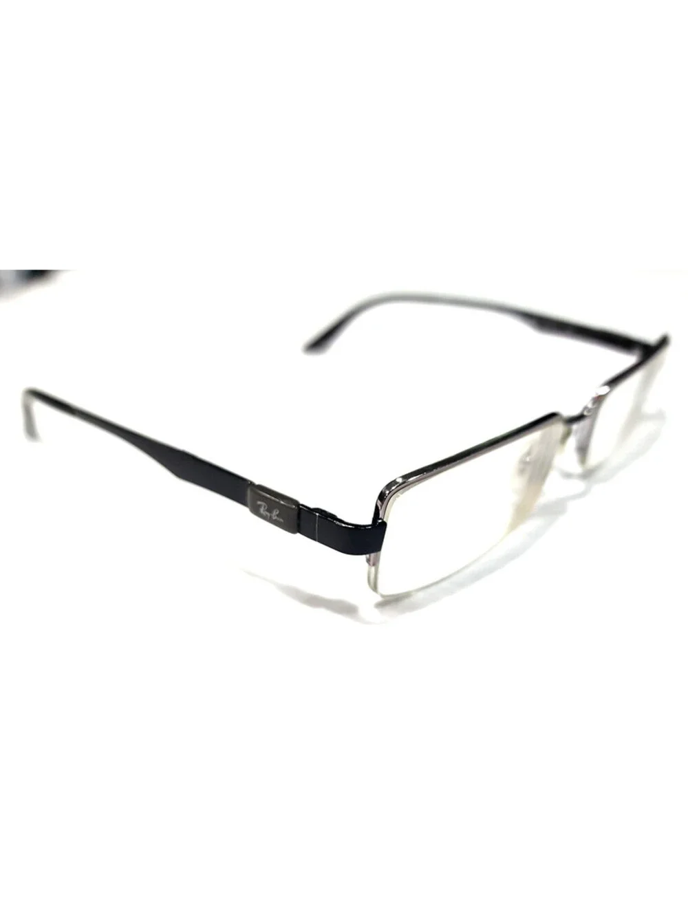 Ray Ban RB6156 2502 Silver Rectangle Eyeglasses 52-17 140